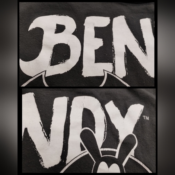 Bendy Kids' Premium Anime Graphic T-Shirt Bendy Trio Circles Logo Black & White - Picture 10 of 11